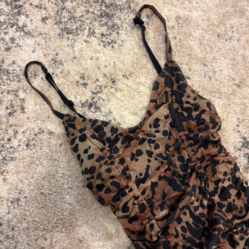 Leopard Print Bodysuit from Urban Outfitters